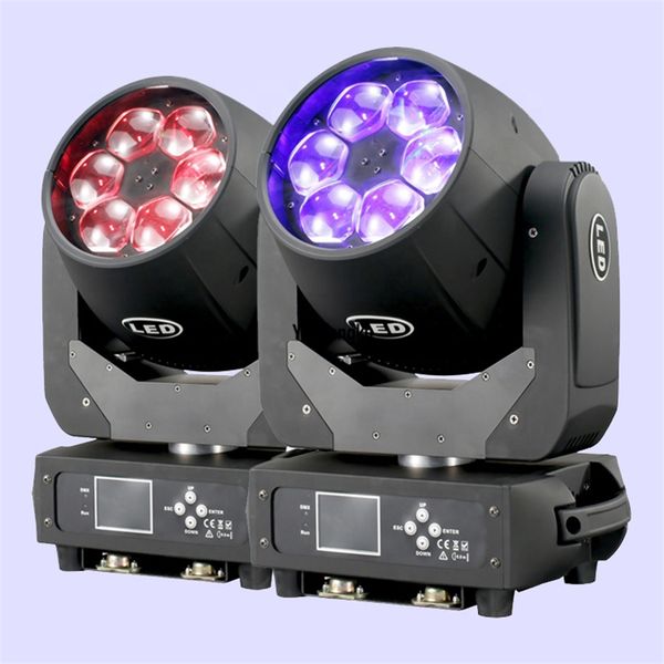 10 ADET LED Mini Moickhead Kiriş Yakınlaştırma Yıkama 3in1 Hareketli Kafa LED 6x40 W RGBW 4-in-1 LED Arı Göz Hareketli Kafa Zoom Mini Işık