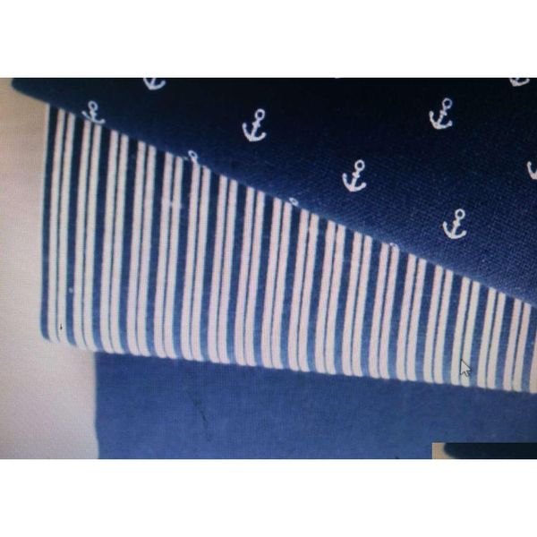 

new cotton cloth fabric table cloth sea style fabric anchor series garment qylwim bbgargden