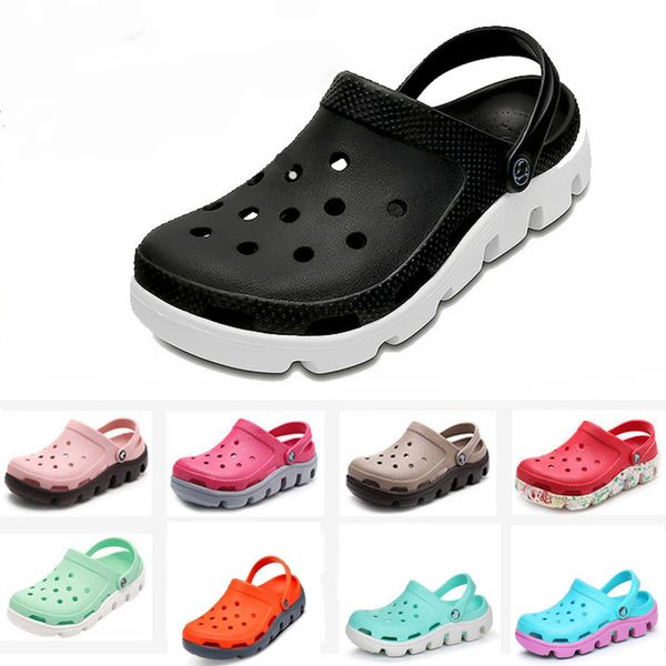 

2019 women's sports dete beach wear baotou anti-skid sandals men's duet cave couple shoes, Black