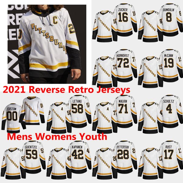 

pittsburgh penguins 2021 reverse retro hockey jerseys bryan rust marcus pettersson zach aston-reese evan rodrigues cody ceci custom stitched, Black;red