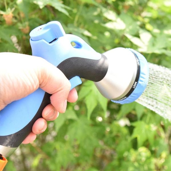 

garden hoses 8 patterns pressure car wash water gun hand-held multi-function hose spray nozzle durable lawn sprinkler tools