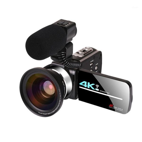 

48 megapixel 4k hd digital camera wifi wedding dv live video recorder1
