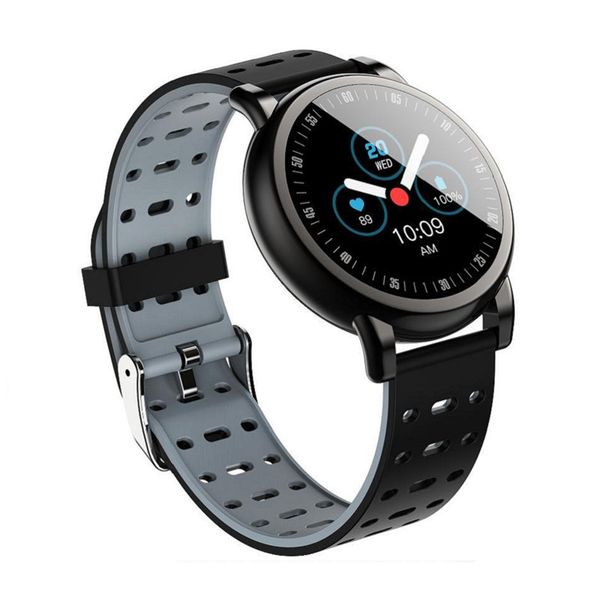 

dfb8s men sports health round big screen smart watch sms message phone call reminder