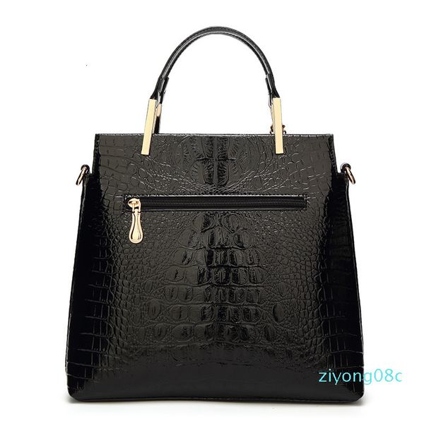 

5patent leather women's handbags luxury designer alligator women bag ladies shoulder messenger bags handbag female tote purse z08