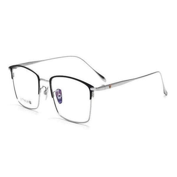 

ultralight retro business men design b-titanium full rim optical eyeglasses brand design clear lens goggle black myopia eyewear