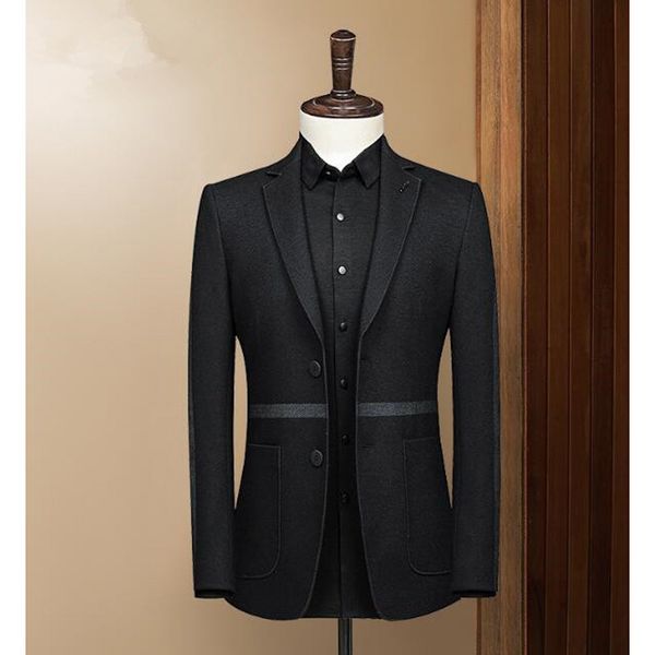 

2021 new spring from wool of business blazer jackets dressed in men's suit blazers casual men people's project m-3xl d9lr, White;black