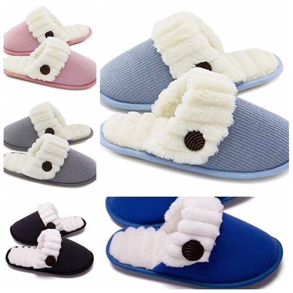 

winter women and men house shoes indoor slipper cozy memory foam slippers y1125, Black