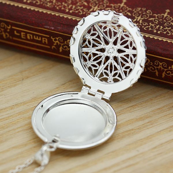 

out open locket hollow p frame silver plated rectangle shell drop love heart pendant necklace