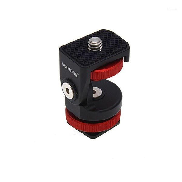 

mini shoe adjustable mount holder on-camera monitor bracket stand 1/4" screw for video camera monitor fill light flash1