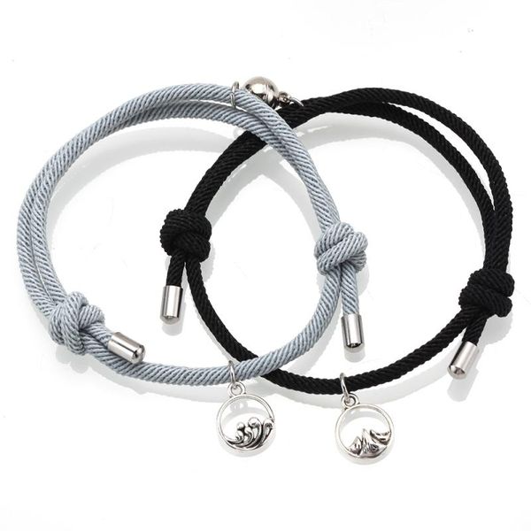 

party favor bracelet for women couple magnetic attraction ball creative wedding friendship rope men and valentine's day gift