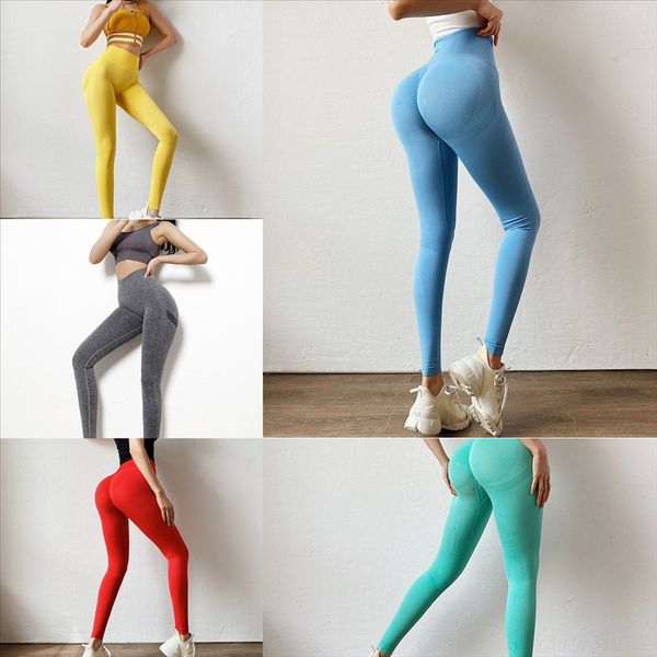 

jum pants athletic solid yoga pants women girls high lu-fitness running yoga outfits ladies sports flesh colored yoga pant full leggings
