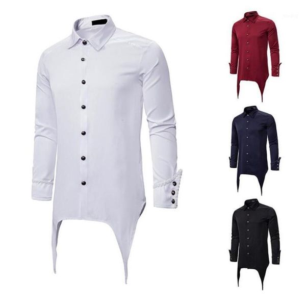 

men long sleeve shirt 2020 spring new brand solid color streetwear men dress shirt plus size male chemise1, White;black