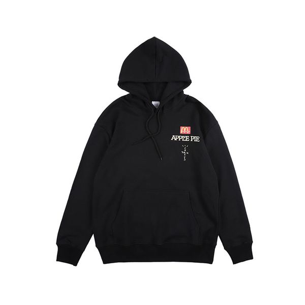 

2021 new de coton to man letter winter hoodie hip hop sleeve hoodies ay7p, Black