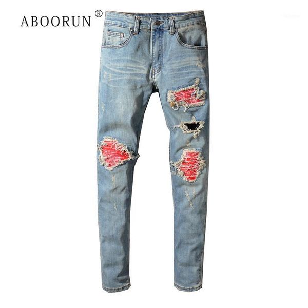 

aboorun hi street men's fashion jeans1, Blue