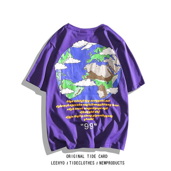 

2021 new mode of the men hip hop casual letter t shirt streetwear global short sleeve male male american style couple 1bbb, White;black