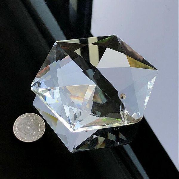 

100mm star of david tantrism hexagram crystal chandelier glass prism pendant judaism suncatcher yahadut israel h bbyyaa