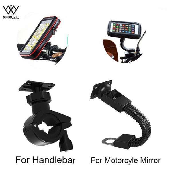 

cell phone mounts & holders xmxczkj universal bicycle motorcycle mobile holder for handlebar rearview mirror stand mount scooter accessories