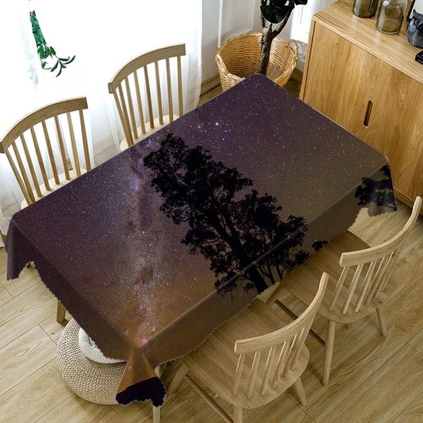 

3d seascape pattern tablecloth sunset of the sea washable cloth thicken cotton rectangular and round table cloth wmtefn bdesybag