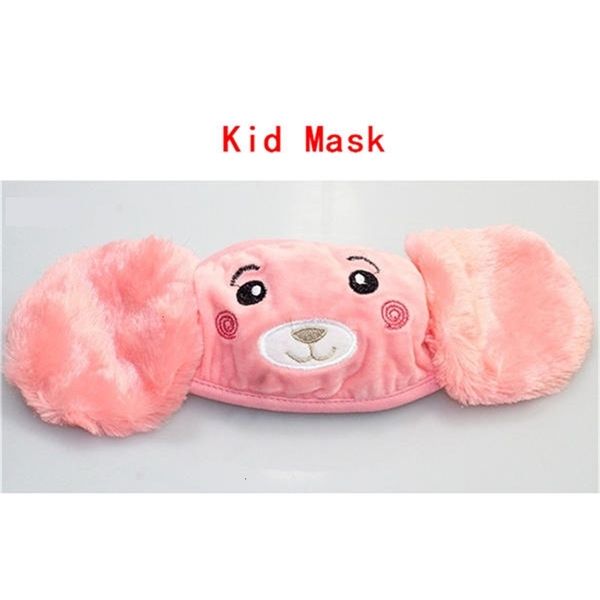 

factory cartoon bear shield cover kids cute ear protective mouth mask animals 2 in 1 winter face masks mouth-muffl pyugi