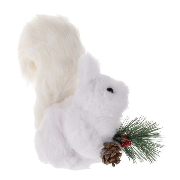 

artificial wooden squirrel figurine home decor animals deskadornment