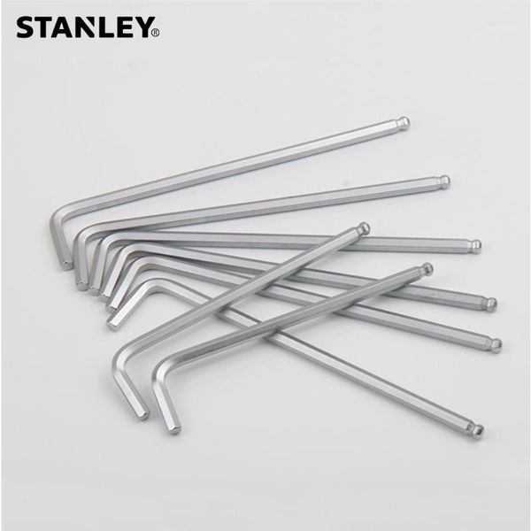 

stanley 1-piece professional imperial allen keys 1/16 5/64 3/32 7/64 1/8 9/64 5/32 3/16 7/32 1/4 5/16 3/8 ball hex wrench inch1