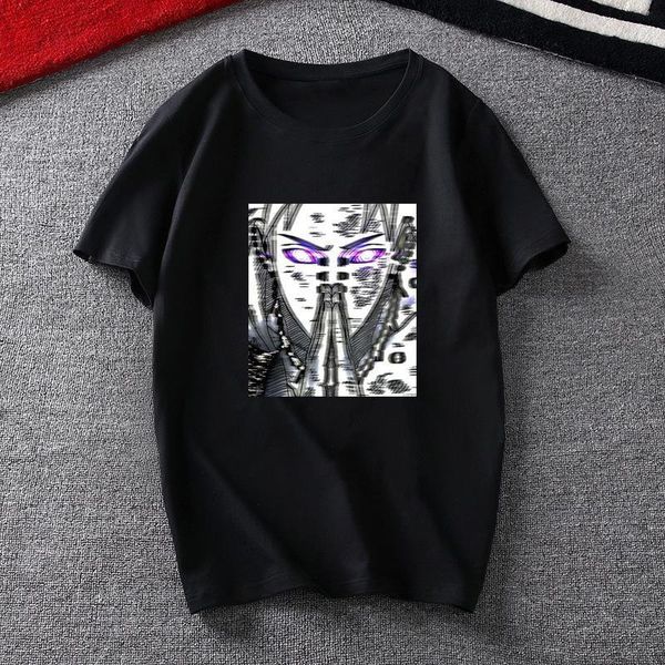 

aesthetics pain naruto anime japanese cartoon men's t-shirt clothes streetwear fashion harajuku funny t shirt men, White;black