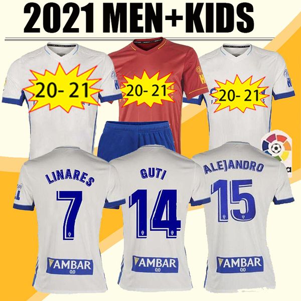 

20 21 new real zaragoza soccer jersey 2020 home shinji kagawa andré pereira alberto camisetas de futbol man kids kit football shirt, Black;yellow