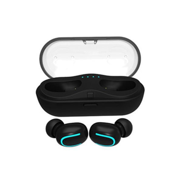 

q13s tws bluetooth 5.0 headset mini twins wireless stereo earphone in-ear earbud charging box with mic for smartphones