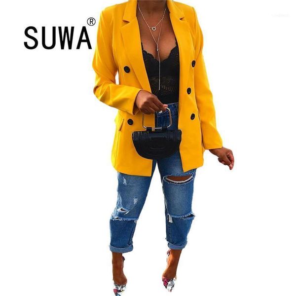 

autumn winter women's casual stitched round neck long sleeve jacket coat elegant classic office work wear11, Tan;black