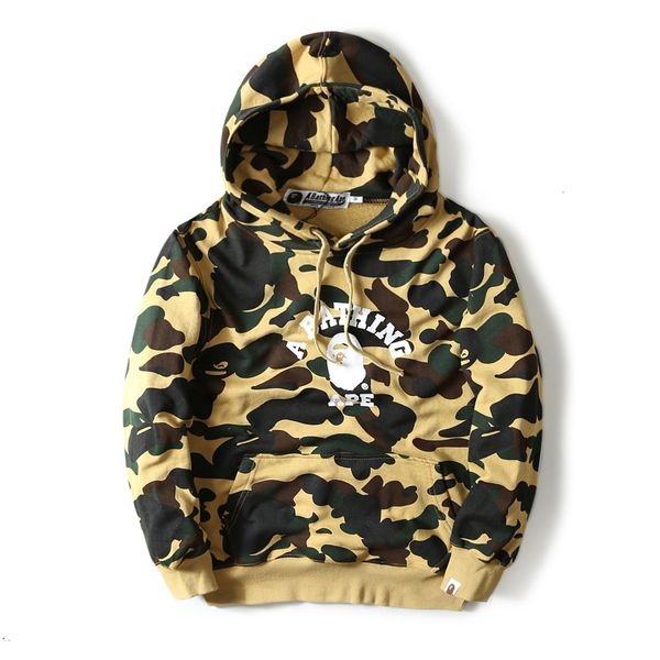 

autumn winter camouflage men's casual thin terry sweater, Black