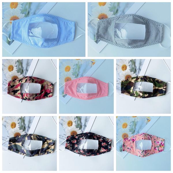 

adjusting factory 8 dustproof styles deaf-mute transparent mouth masks washable earloop face breathing mask yya406