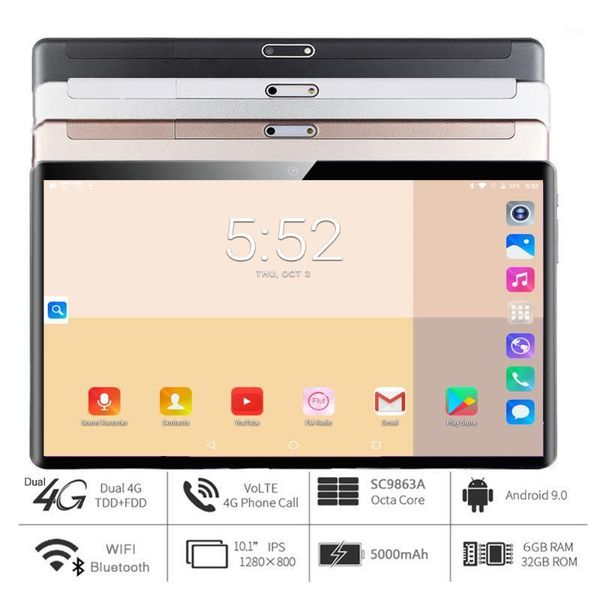 

tablet pc 10 inch android 9.0 tablets octa core google play 3g 4g lte phone call gps wifi bluetooth tempered glass 10.1 inch1