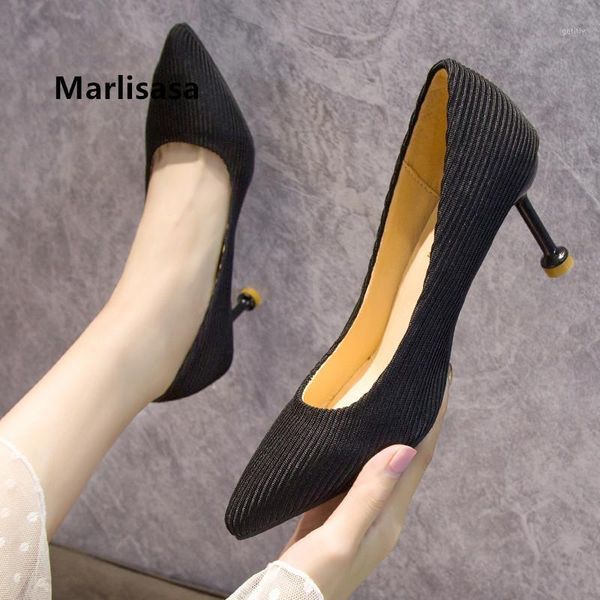 

dress shoes marlisasa women fashion black pointed toe high heel stiletto ladies casual green comfort office female sweet pumps h5504b1