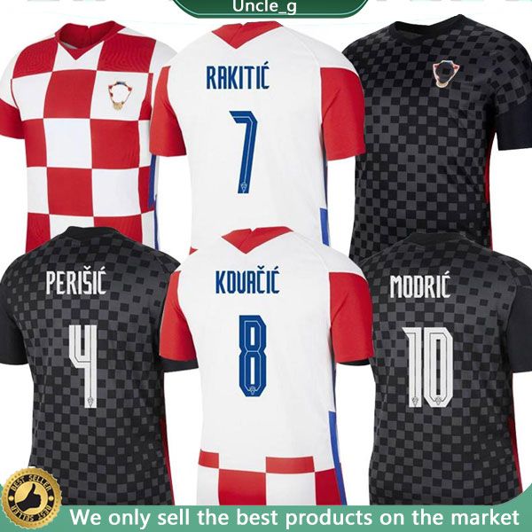 

new 2020 mandzukic soccer jerseys 2021 modric perisic kalinic football shirt 20 21 rakitic kovacic mens kids kit uniforms, Black;yellow