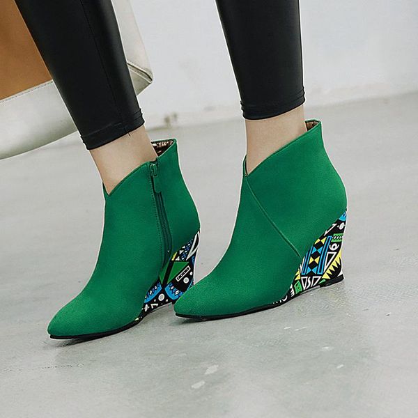 

улица круглый тое флода мотоцикл ботинки мотоцикл застегивает цвет соответствующий зеленый черный фиолетовый оранжевый высокий каблук клин л, Black