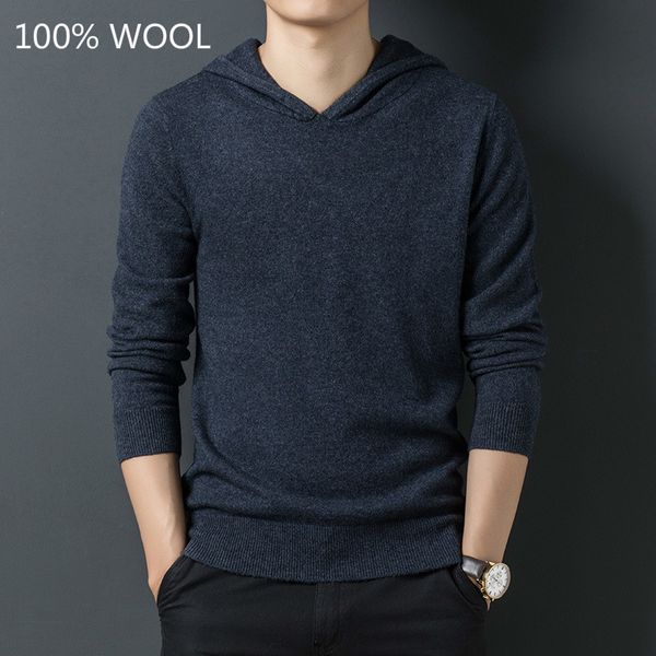 

2021 new 100% homens suter l cashmere relaxado fit homem pulver de longa capuz casuais malha trmica puxar 4igr, White;black