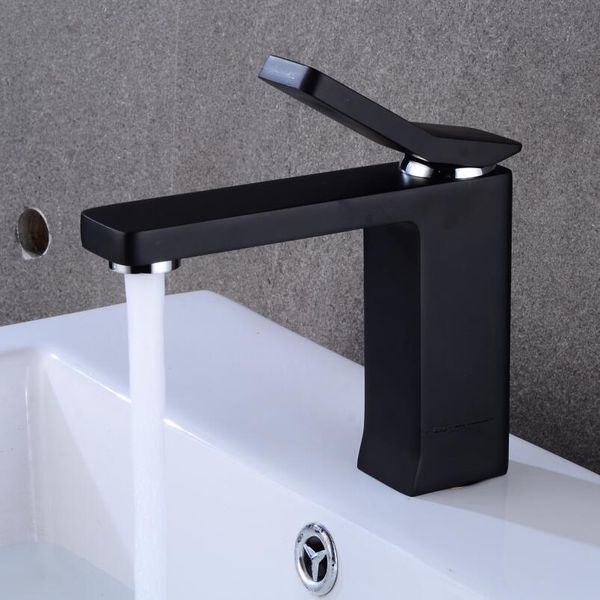 

langyo black color brass bathroom tall basin faucet single handle cold and water mixer 2018a15e f sqcidg new_dhbest