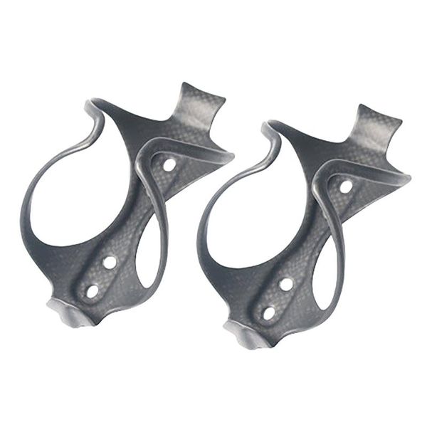 

water bottles & cages 2 pcs road bicycle full carbon fibre bottle lightest mountain bike holder