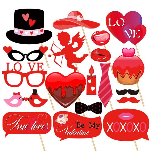 

valentines day party p props creative valentines day funny paper mustache diy ornament party favors vtky2199