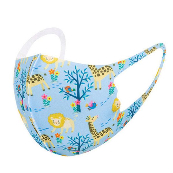 

factoryg68wdesigner children's kids fashion masks face cartoon print mask washable child protective breathable student a