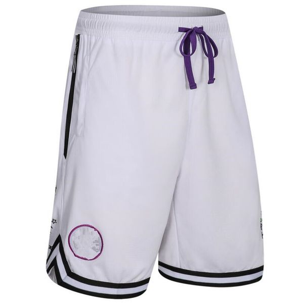 

sports shorts men's casual quick-drying running loose graffiti basketball pants summer beach ball pants plus size clothing, White;black