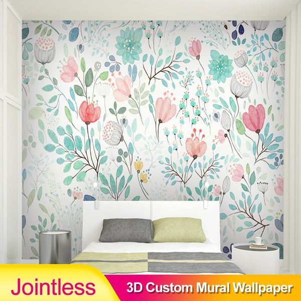 

wallpapers jointless custom wallpaper mural silk colorful florals wall papers home decor for living room bedroom background