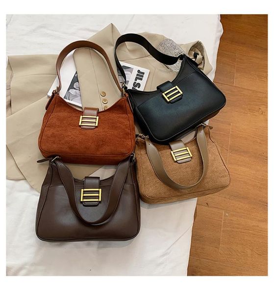 

designer retro pu leather crossbody small shoulder bags for women 2020 casual pu leather underarm bags female handbags