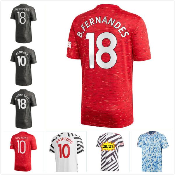 

20 21 cavani fernandes soccer jersey 2021 united man football rashford camiseta de futbol human race utd wan bissaka van de beek, Black