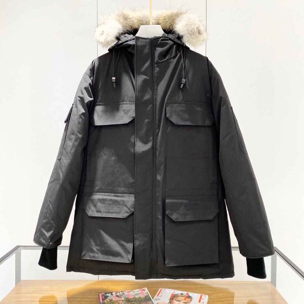 

21aw stylist classical jacket women fashion men casual down coats stylist outdoor warm coat outwear size: s-2xl, Black