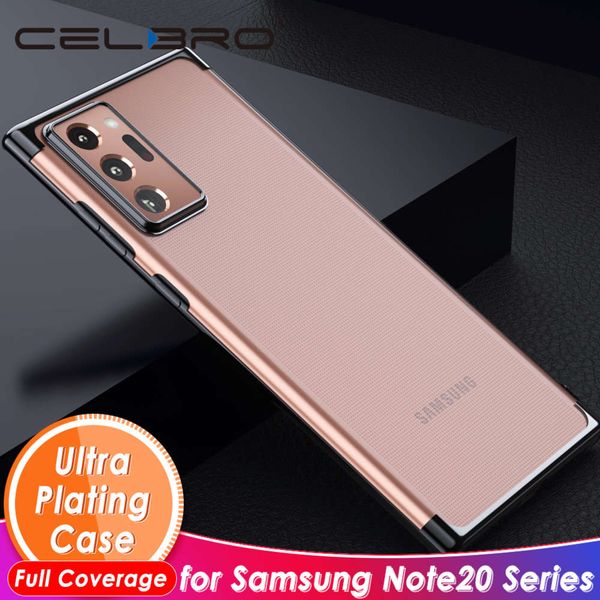 

thin plating soft phone case samsung ultra back protection luxury silicon shell for galaxy note 20 cover