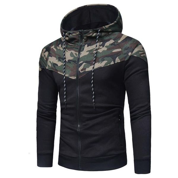 

youth jackets men 2020 casual hoodie coats mens coat outwear sweater camouflage jacket slim coat hooded sweatshirt dropshipping, Black;brown