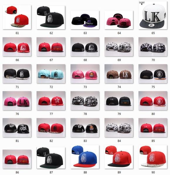 

popular 143 styles 1k snapback beanies hats baseball caps for men women casquette sport hip hop basketball cap adjustable hat dde3271, Blue;gray