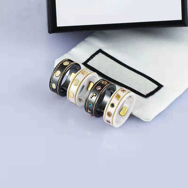 

high end sterling silver rings titanium steel silver love ring men and women rose gold jewelry for lovers couple band gift