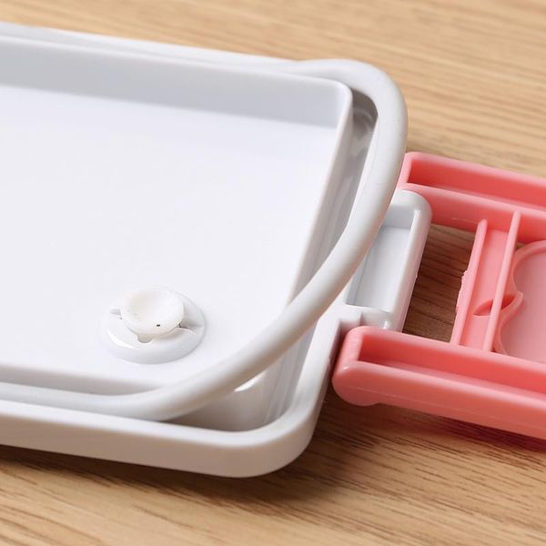 

1l 1,5 л двойной слой обед коробка портативный пластиковый прямоугольник bento box микроволновая еда контейнер для хранения детей для детей